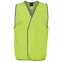 JB'S Wear Hi Vis Safety Vest Lime