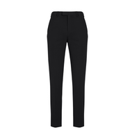 Biz Corporates Mens Slim Fit Flat Front Pant Regular Black