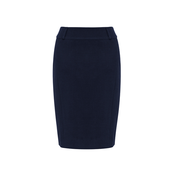 Biz Collection Ladies Loren Skirt Navy 