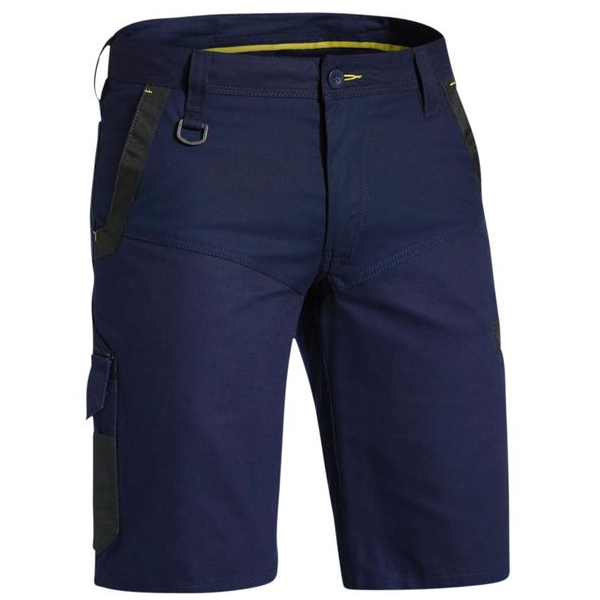 Bisley Mens Flex & MoveStretch Cargo Short Navy