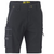 Bisley Mens Flex & Move Utility Zip Cargo Short Black