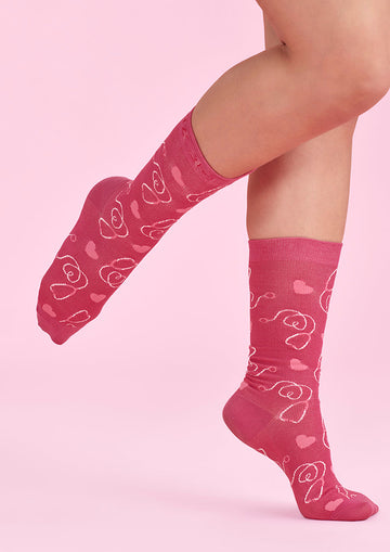 CCS250U BIZ Care Pink Socks
