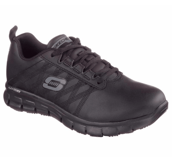 76576 Skechers WOMEN S WORK RELAXED FIT SURE TRACK ERATH SLIP