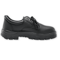 Steel Blue Eucla Lace Up Safety Shoe Black