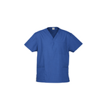 BizCare Unisex Classic Scrub Top Royal