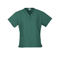 Biz Collection Ladies Classic Scrub Top Huntergreen