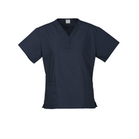 Biz Collection Ladies Classic Scrub Top Navy