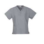 Biz Collection Ladies Classic Scrub Top Pewter