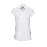 BizCare Ladies Zen Crossover Tunic White