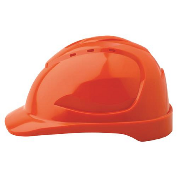 Pro Choice Safety Gear V9 Hard Hat Vented Pushlock Harness Orange