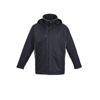 Biz Collection Unisex Core Jacket Navy/White