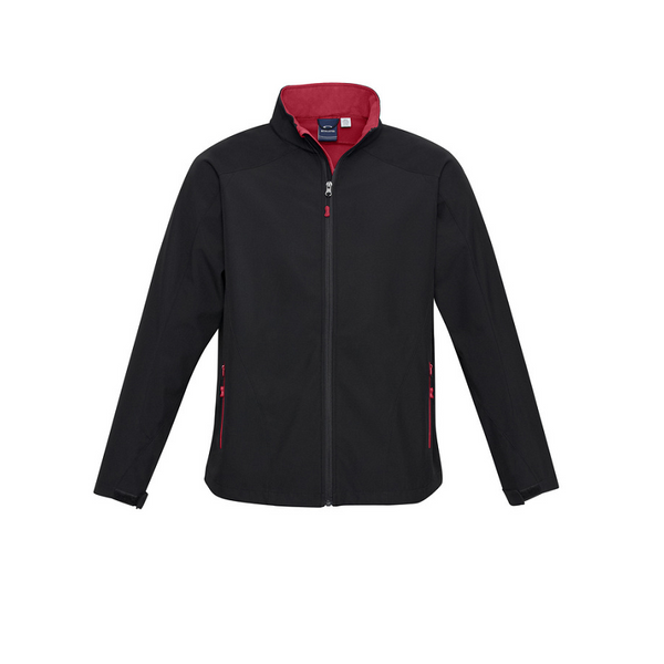 Biz Collection Mens Geneva Jacket Black/Red