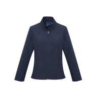 Biz Collection Ladies Apex Lightweight Softshell Jacket Navy