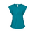 Biz Collection Ladies Mia Pleat Knit Top Teal