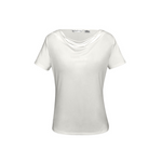 Biz Collection Ladies Ava Drape Knit Top Ivory