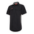 Hard Yakka Contrast Polycotton Short Sleeve Shirt Black/Grey