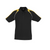 Biz Collection Mens Triton Polo Black/Gold/White