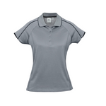 Biz Collection Ladies Blade Polo Silver/Grey/Black