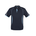 Biz Collection Mens Razor Polo Navy/Sky