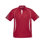 Biz Collection Mens Razor Polo Red/White