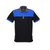 Biz Collection Mens Charger Polo Black/Royal Blue