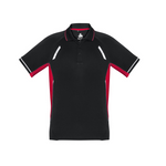 Biz Collection Mens Renegade Polo Black/Red