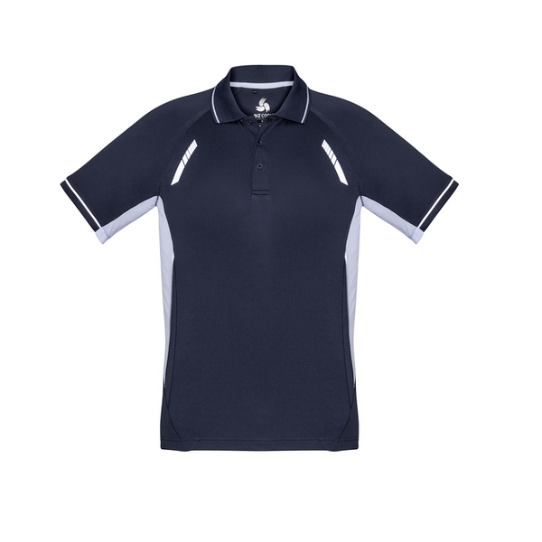 Biz Collection Mens Renegade Polo Navy/White