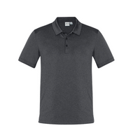 Biz Collection Mens Aero Polo Charcoal