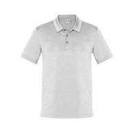 Biz Collection Mens Aero Polo Silver