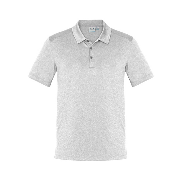 Biz Collection Mens Aero Polo Silver