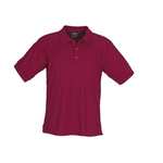 Biz Collection Mens Resort Polo Cherry/Maroon