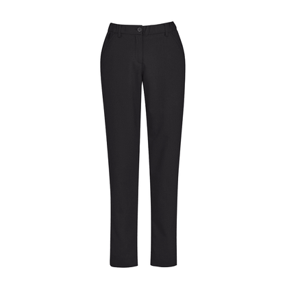 BizCare Womens Comfort Waist Slim Leg Pant Charcoal