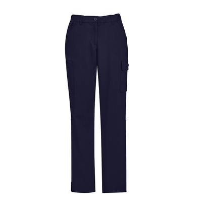 BizCare Womens Comfort Waist Cargo Pant Navy
