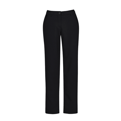 BizCare Womens Comfort Waist Straight Leg Pant Black