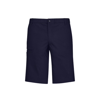 BizCare Mens Comfort Waist Cargo Short Navy
