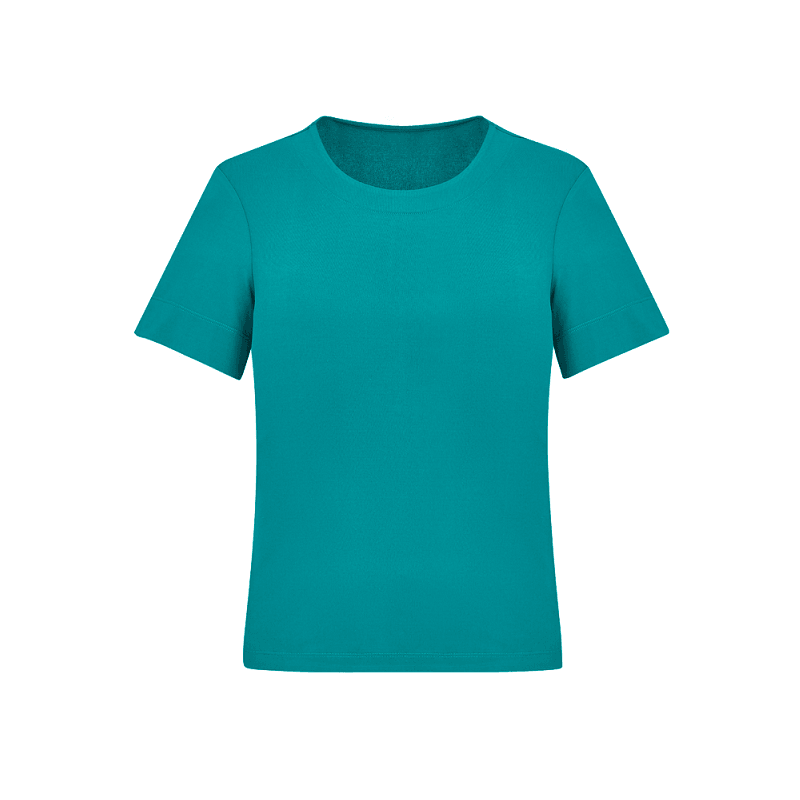 BizCare Womens Soft Jersey Top Teal