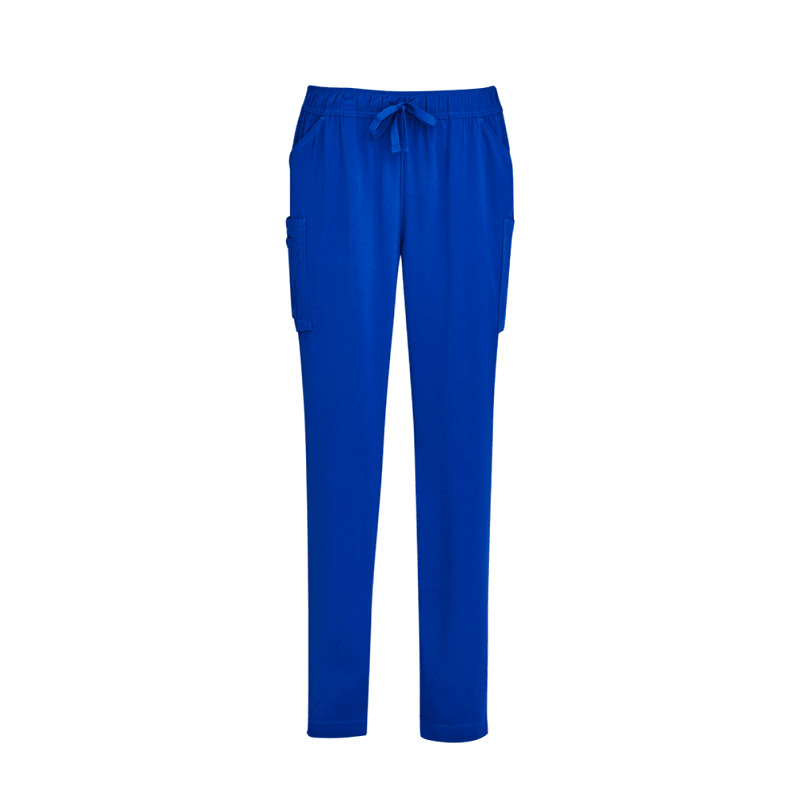 BizCare Womens Slim Leg Scrub Pant Electric Blue