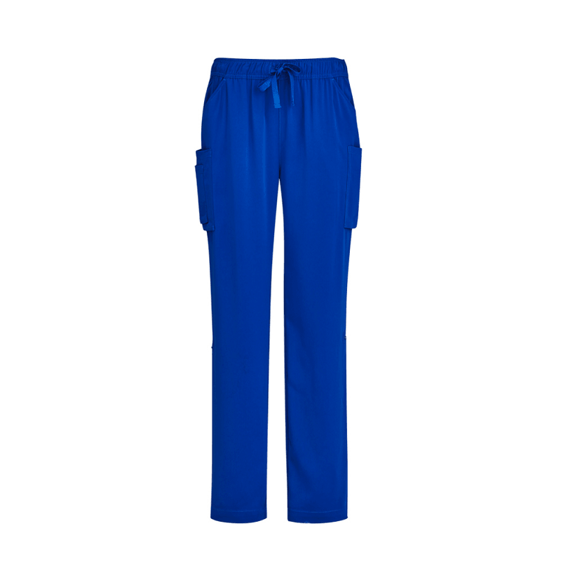 BizCare Womens Straight Leg Scrub Pant Electric Blue