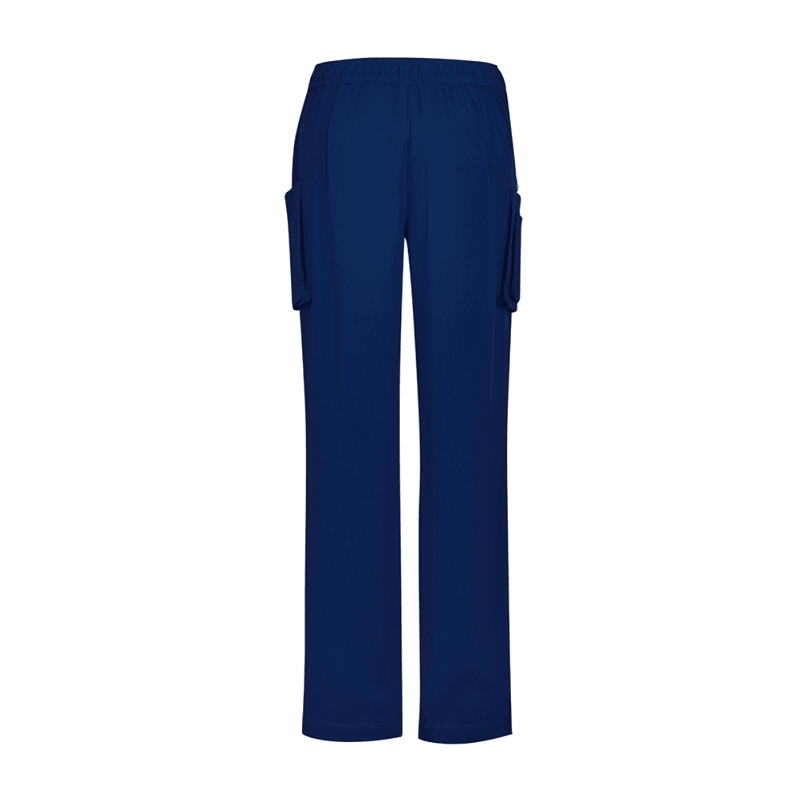 BizCare Womens Straight Leg Scrub Pant Navy