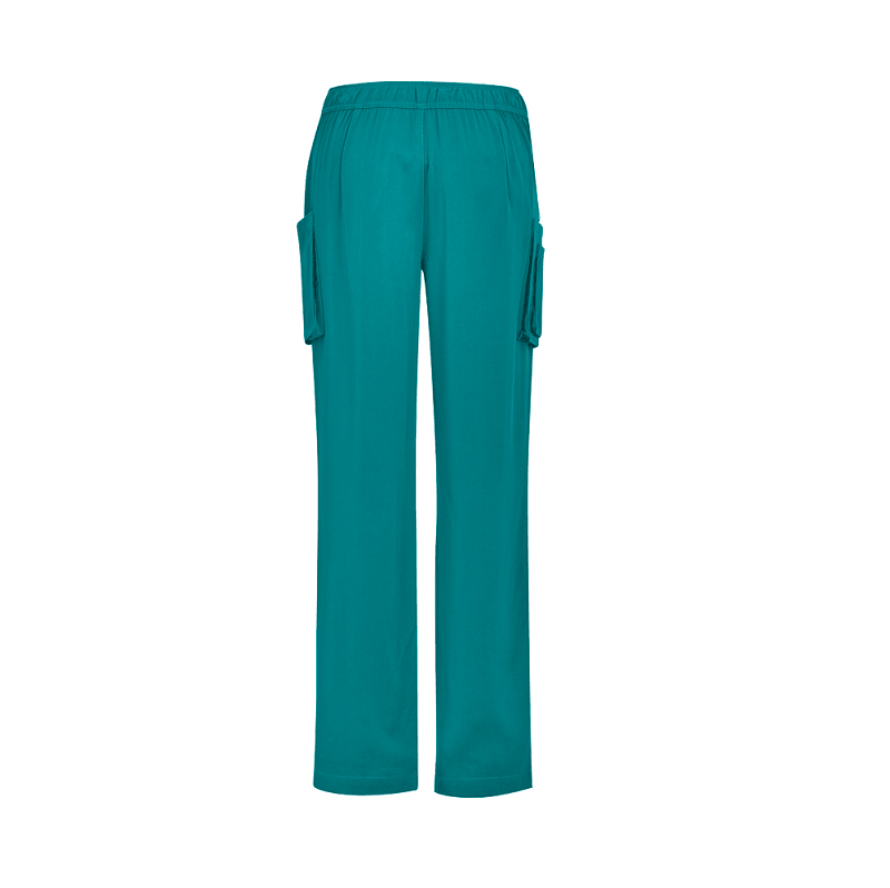 BizCare Womens Straight Leg Scrub Pant Teal
