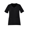CST942LS Womens Tailored Fit Round Neck Scrub Top