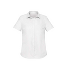 Biz Corporates Womens Charlie Short Sleeve Shirt White