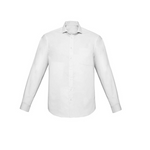 Biz Corporate Mens Charlie Classic Fit Long Sleeve Shirt White