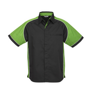 Biz Collection Mens Nitro Shirt Black/Green