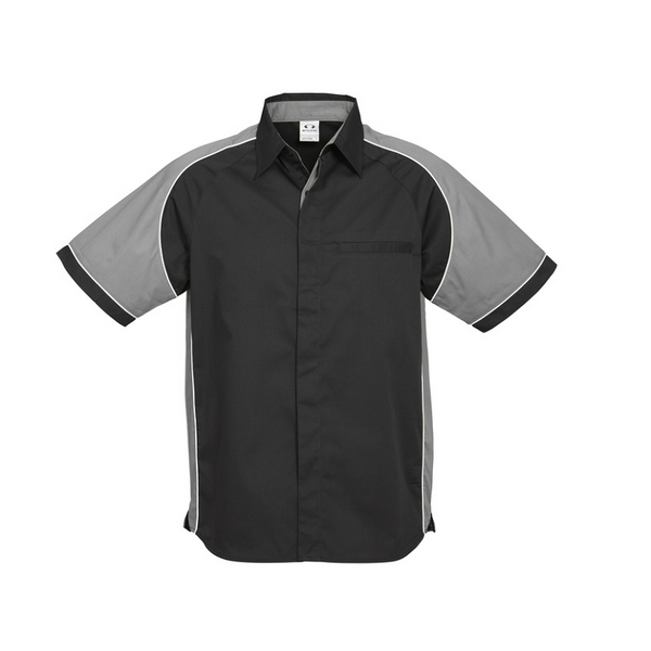 Biz Collection Mens Nitro Shirt Black/Grey