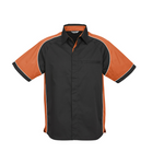 Biz Collection Mens Nitro Shirt Black/Orange