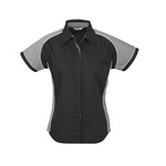 Biz Collection Ladies Nitro Shirt Black/Grey