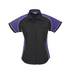 Biz Collection Ladies Nitro Shirt Black/Purple