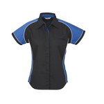 Biz Collection Ladies Nitro Shirt Black/Royal