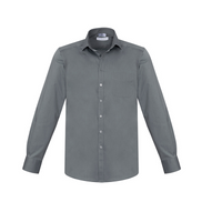 Biz Collection Mens Monaco Shirt Platinum